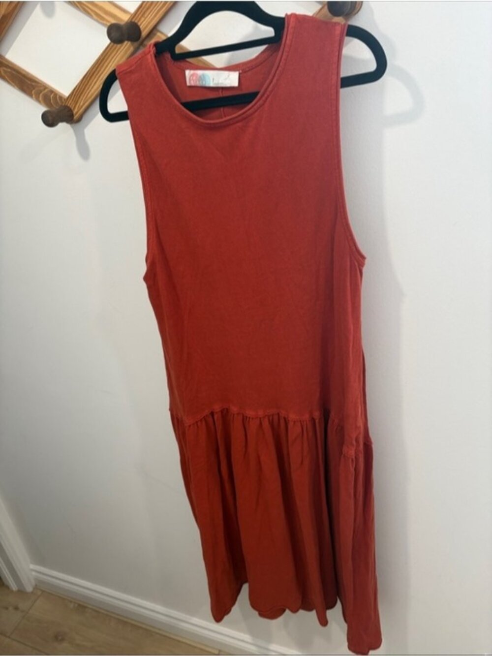 Free People Beach dress- burnt orange colour